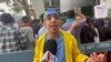 "Me uno contra lo que está pasando en Venezuela"