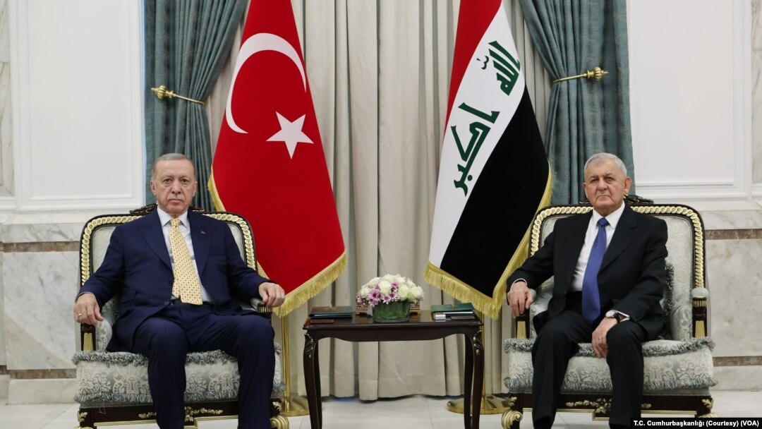 Cumhurbaşkanı Recep Tayyip Erdoğan Bağdat’ta Cumhurbaşkanı Abdullatif Reşid ile görüştü.