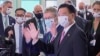 捷克参议院议长维特奇所率领的访问团抵达台湾，外交部长吴钊燮到场接机。(2020年8月30日)