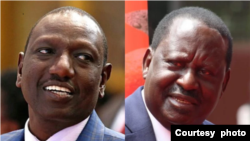 Willian Ruto i bubamfu na Raila Odinga