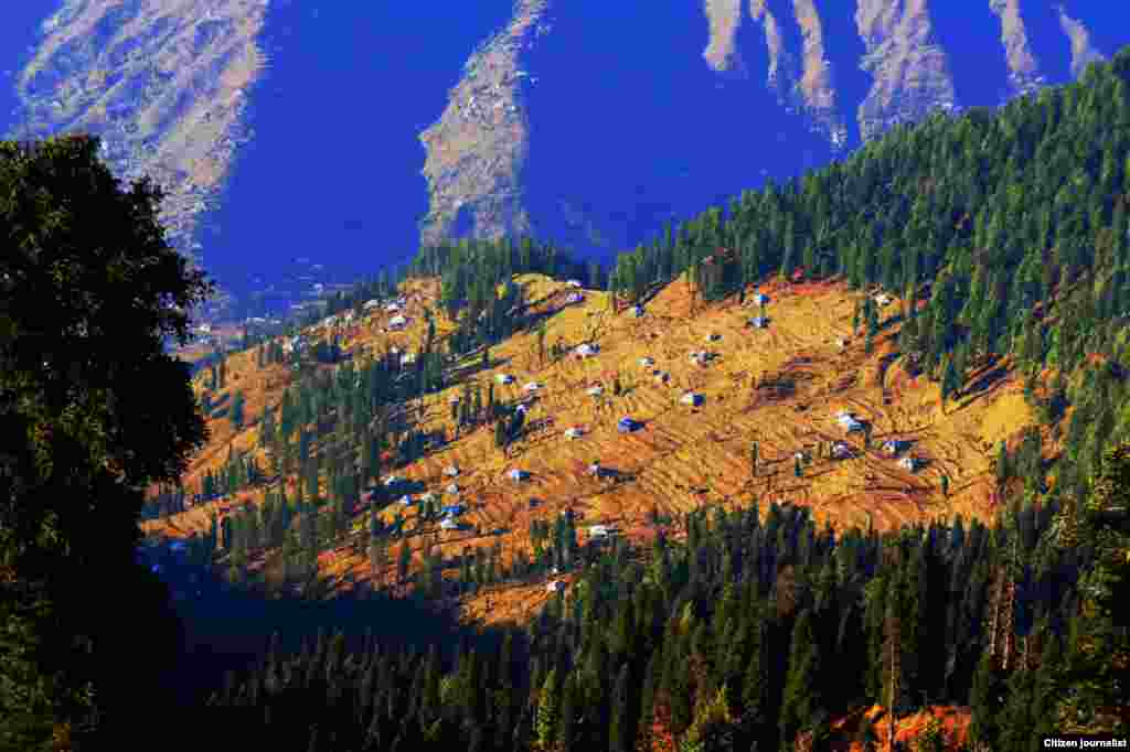 کشمیر کا ضلع سدھنوتی، خوبصورت وادیوں کے مناظر 