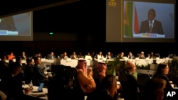 Faayilii - Wal-ga'ii biyyoota dinagdeen guddatan kan G20 jedhamuu Afriikaa Kibbaatti Geggeessame