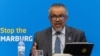 Mkurugenzi wa WHO Tedros Adhanom Gebreyesus akizungumza katika mkutano wa waandishi wa habari mjini Kigali kuhusu mlipuko wa Marburg, Oktoba 20, 2024. Picha ya Reuters