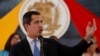ARCHIVO - Presidente interino de Venezuela, Juan Guaidó, durante una reunión en Caracas el 21 de febrero del 2020. 