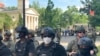Fuerzas del orden desplegadas esta semana en Washington para hacer frente a los disturbios que, en algunos momentos, se adueñaron de la ciudad.
