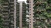 中国西南四川省成都市一个住宅小区
