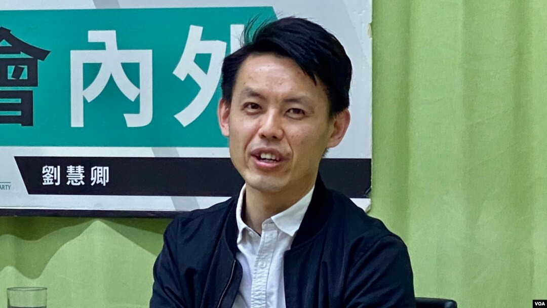 香港民主黨主席羅健熙表示，警方1-06國安法大搜捕不會影響該黨的路線，如果今年9月有立法會選舉，民主黨約有15名黨員包括他自己願意參選 (攝影：美國之音湯慧芸）