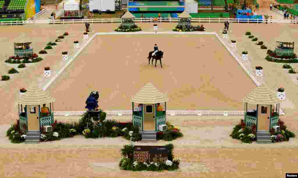 Deodoro Olympic Equestrian center in Rio de Janeiro, Brazil