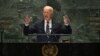 US President Joe Biden speaks during the 79th Session of the United Nations General Assembly at the United Nations headquarters in New York City on September 24, 2024. (Photo by TIMOTHY A. CLARY / AFP)